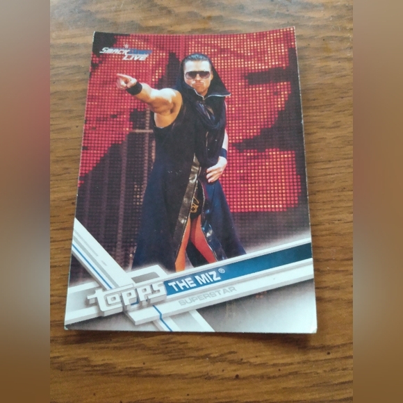 Set of 4 - Dasha Fuentes, Scott Dawson, Zack Ryder and The Miz Topps Cards - Picture 2 of 9